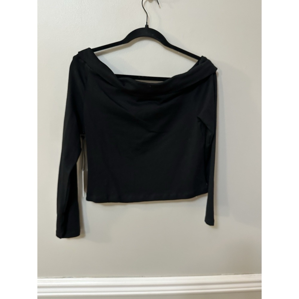 Urban‎ Rebel Women's Off The Shoulder Black Long Sleeve Top Size XL
